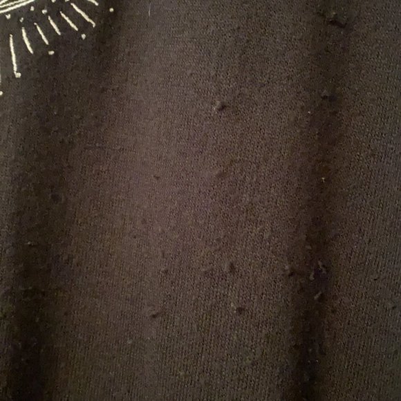 *Witching Hour Baby Goth Eye It'll End in Tears Oversized Sweater in XL - Picture 7 of 8